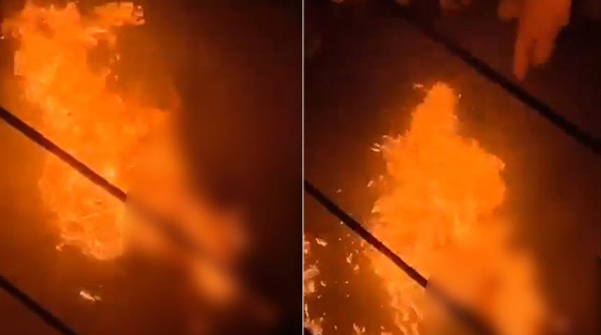 Görüntüler kan dondurdu! Vahşice işkence edilip öldürüldü: Cesedi sokak ortasında böyle yakıldı!