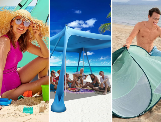 Rüzgara ve güneşe yenik düşmeyin! Tatil keyfinizi artıracak plaj çadırları