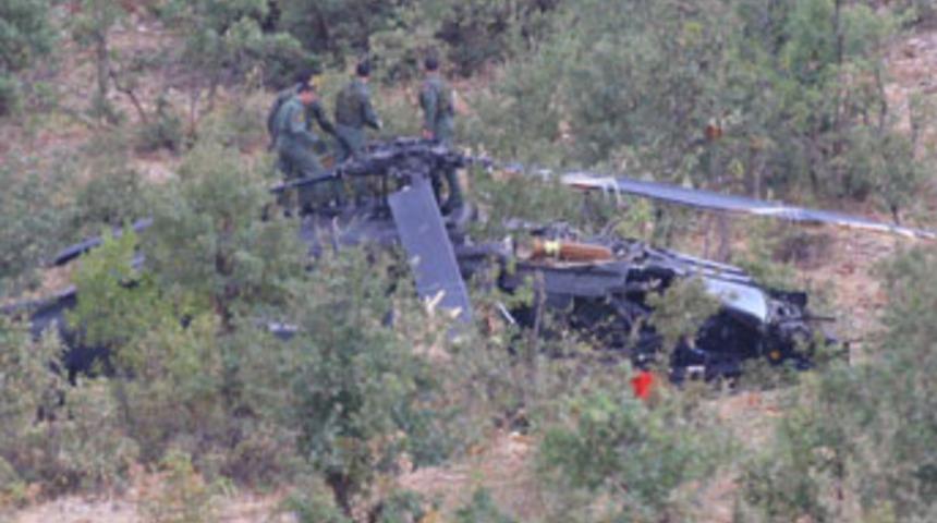 Siirt'te helikopter kazası; 17 şehit