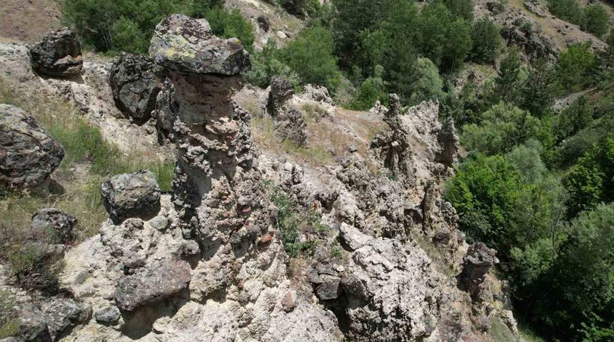 Bir şehri heyecanlandıran olay! Vatandaşlar keşfetti: Artık peribacasını görmeye buraya gelecekler