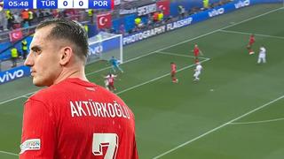 Türkiye - Portekiz maçının başında saç baş yoldurtan pozisyon! Kerem Aktürkoğlu ceza sahası içinde yerde kaldı...