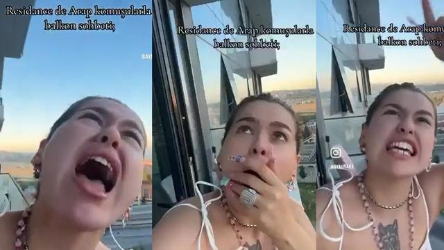Balkondan üst katında oturan Arap komşusunun halı silkelemesine İngilizce sitem etti! Ortaya eğlenceli anlar çıktı: Look at me, very importante