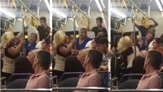 Halk otobüsünde yolcular birbirine girdi! Çevresindekilere aldırış etmeyen kadınlar saç saça baş başa kavga etti... Kimse ayıramadı