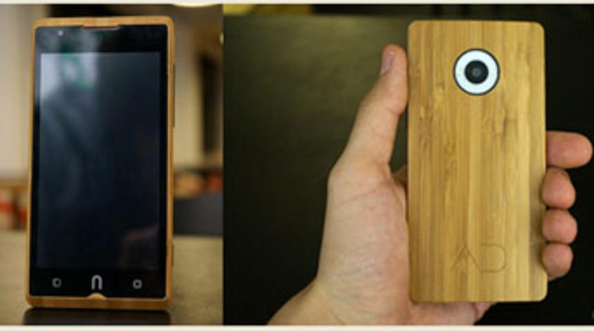 D&uuml;nyanın ilk bambu telefonu