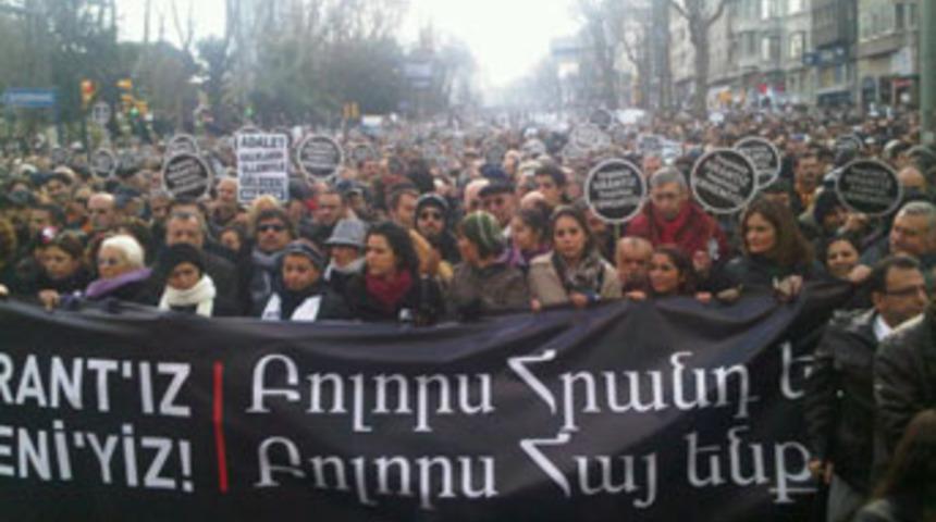 Hrant i&ccedil;in, adalet i&ccedil;in on binler y&uuml;r&uuml;d&uuml;