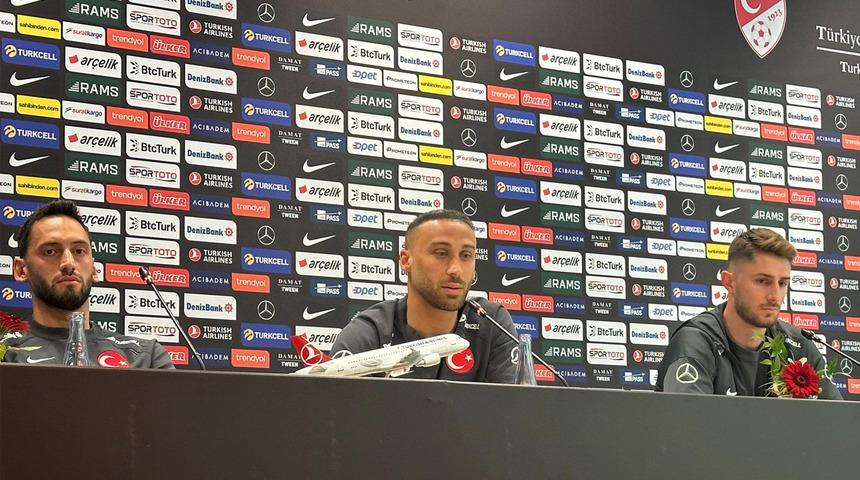 Portekiz maçı sonrası Cenk Tosun, Hakan Çalhanoğlu ve İsmail Yüksek'ten açıklamalar!