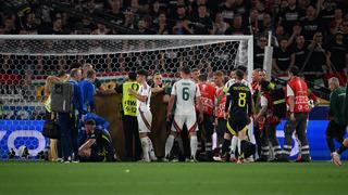 EURO 2024'te korkutan olay! Kaleciyle çarpışan Varga, bilinçsiz şekilde yere yığıldı!