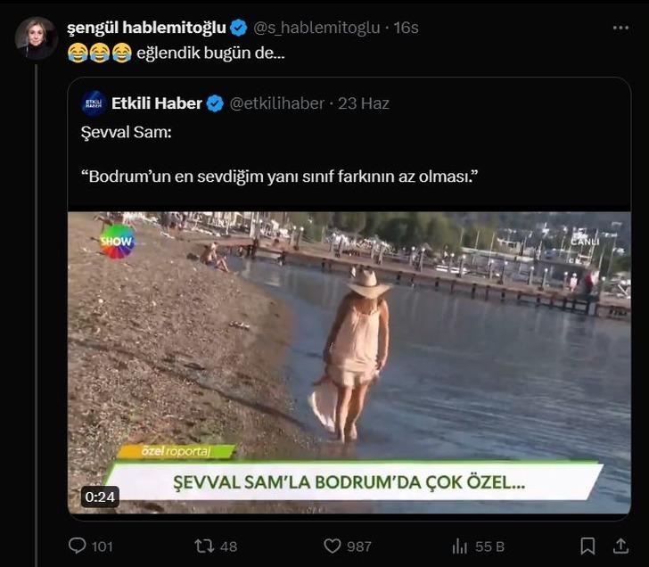 "Bodrum'da sınıf farkı çok daha az" diyen Şevval Sam dile düştü! "Aşko biz evdeyiz ondan" G3