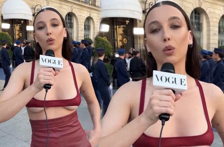 Neredeyse yok gibiydi! Emma Chamberlain, Vogue World tarzıyla gündem oldu 18893062-728xauto