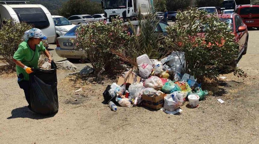 Marmaris’te 9 günde 3 bin ton çöp toplandı