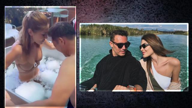 Mustafa Sandal ve Melis Sandal buz dolu küvete girdi! Ünlü çiftin zor anları...