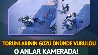 Mersin'de korkunç anlar! Torunlarının gözü önünde başından vuruldu