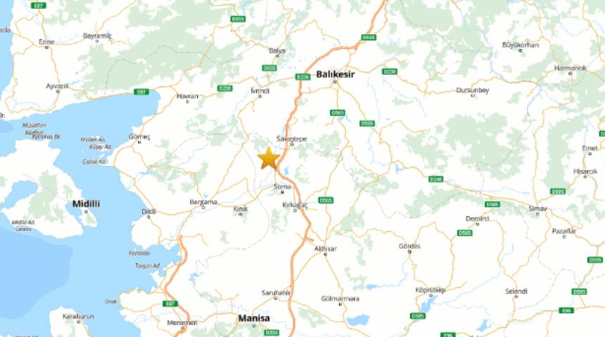 SON DAKİKA | AFAD duyurdu: Manisa'nın Soma ilçesinde 4.8 büyüklüğünde deprem! İzmir ve çevre illerden de hissedildi