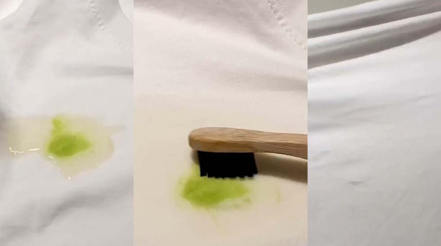 Evde hazırlanan leke &ccedil;ıkarıcı karışımı! Beyazlar &uuml;zerinde sihir gibi etki ediyor