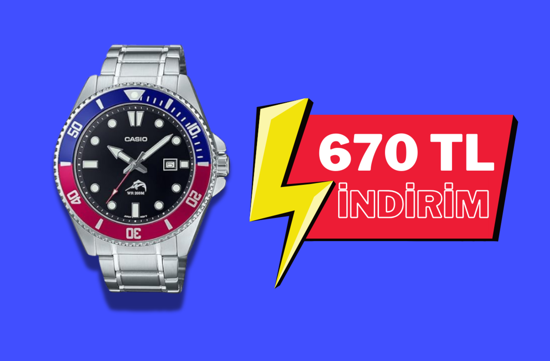 Fiyatı 2 bin 884 TL'ye düştü! Casio MDV-106 Serisi Klasik Erkek Saati günün fırsat ürünü