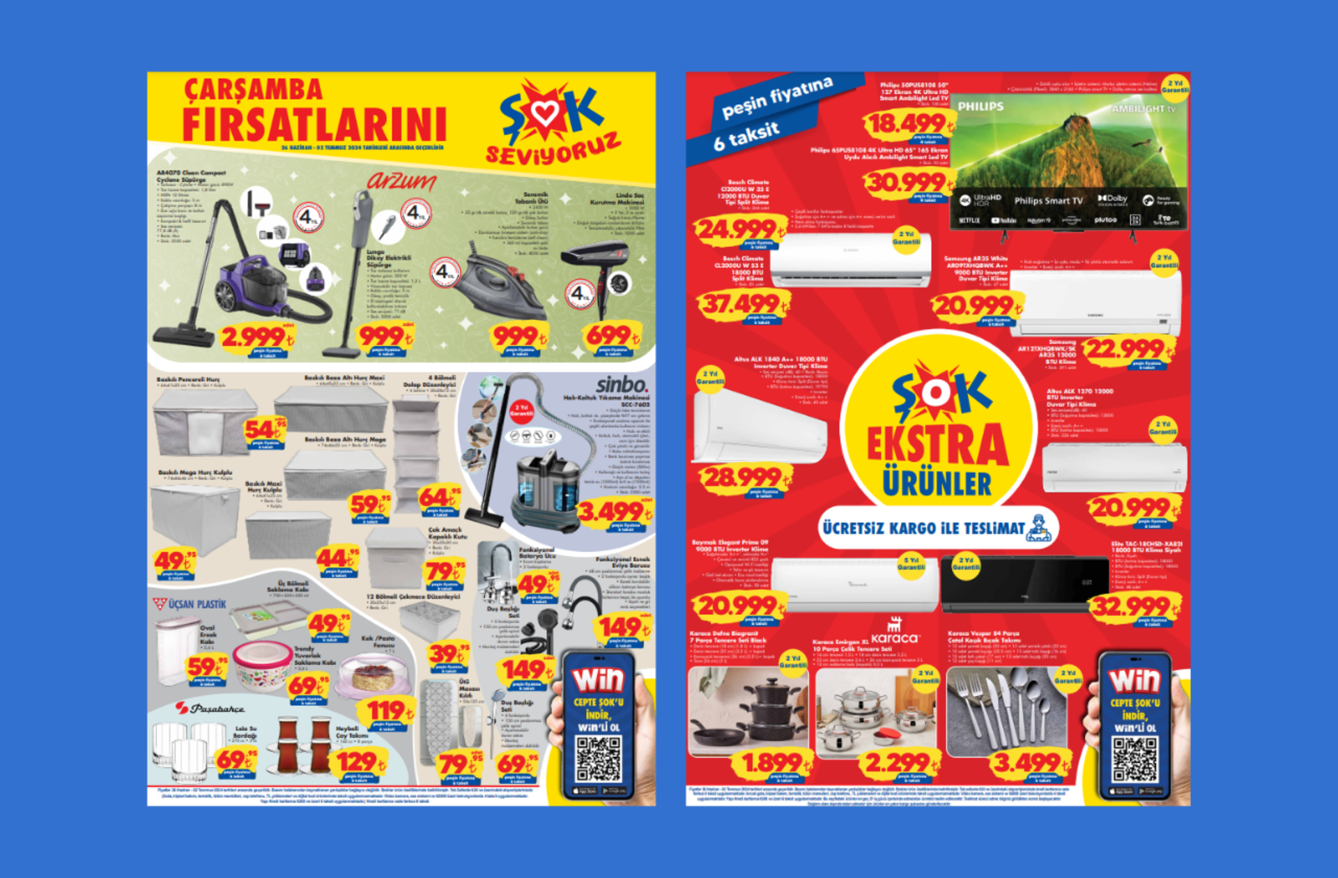 ŞOK'a Bosch, Baymak, Samsung klimalar geliyor! 26 Haziran 2024 ŞOK Aktüel Ürünler Kataloğu