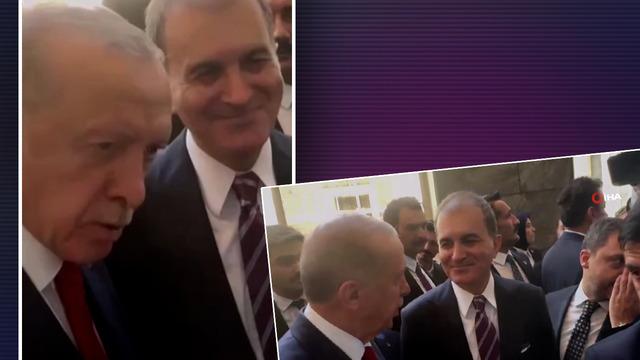 Görünce şaştı kaldı! Cumhurbaşkanı Erdoğan'dan kadın muhabir Rüya Akkuş'a: Bu ojeler ne? Ben mi rüyadayım?