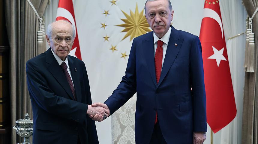 Cumhurbaşkanı Erdoğan ile Devlet Bahçeli arasındaki kritik görüşme sona erdi