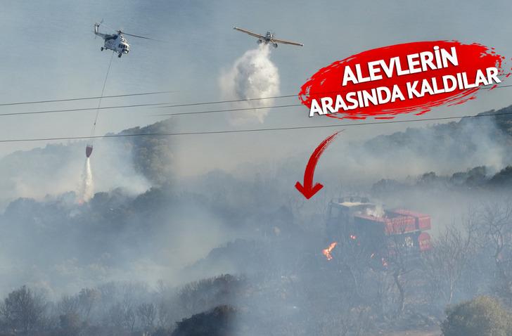 Çanakkale'de korkulan oldu! Alevler antik kente ulaştı: Assos ziyarete kapatıldı