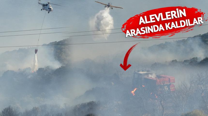 Çanakkale'de korkulan oldu! Alevler antik kente ulaştı: Assos ziyarete kapatıldı