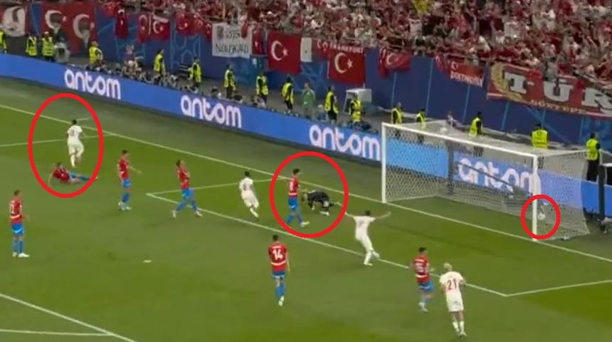 Hakan Çalhanoğlu'nun golü sonrası beklenmeyen oldu! Rakip kaleciyi sakatladı...