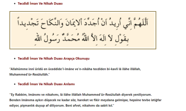 Nikah Duası Nedir Dini Nikah Duası Okunuşu, Türkçe Anlamı Ve Arapça Yazılışı