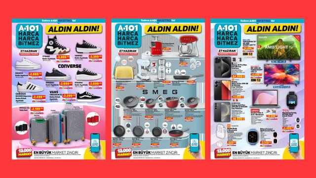 A101'e iPhone 15 Pro Max geliyor! İşte 27 Haziran 2024 A101 Aldın Aldın Kataloğu