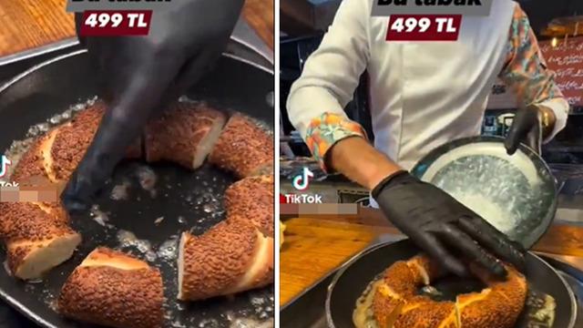 Artık simit yemek de hayal oldu! 499 TL'lik simit tabağı sosyal medyada olay yarattı: 5 kişilik aile gitsen maaş bitti