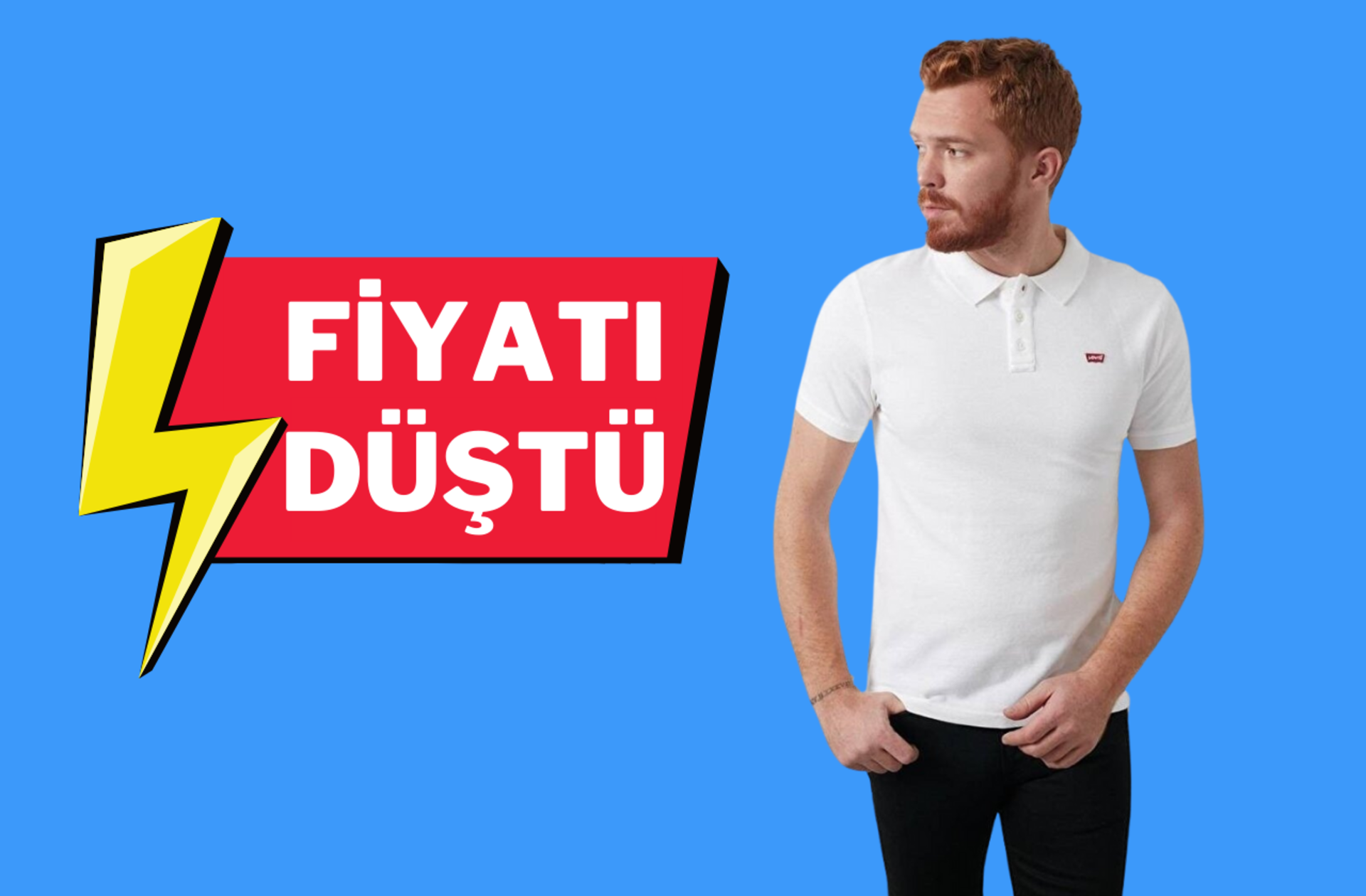 Fiyatı 805 TL'ye düştü! Zamansız şıklık sunan Levi's Polo Yaka Tişört indirimde