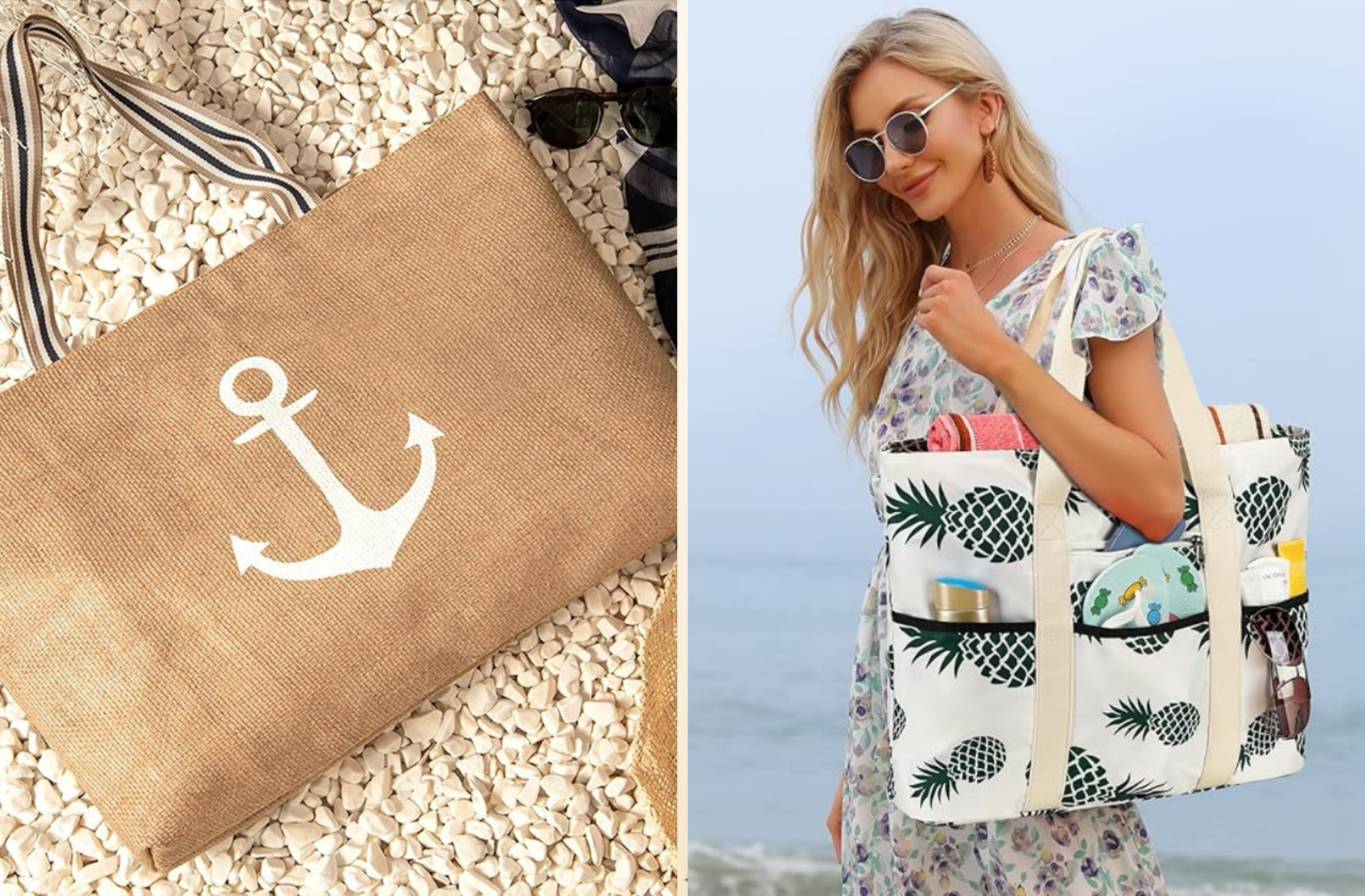 Yanınızdan ayırmak istemeyeceğiniz hem şık hem fonksiyonel plaj çantaları