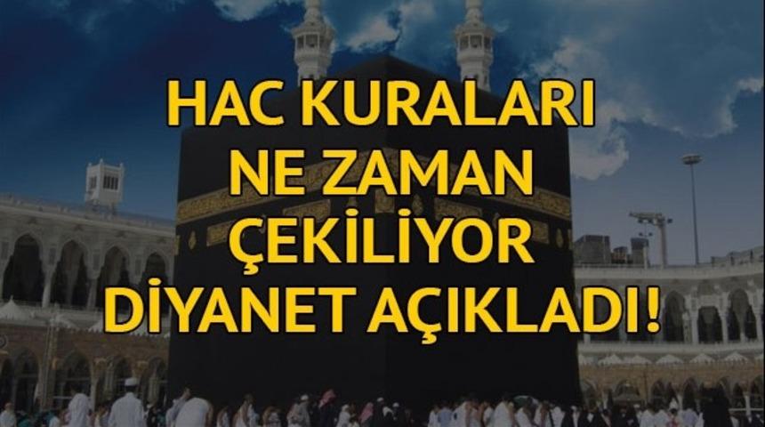 Hac kuraları ne zaman &ccedil;ekiliyor? 2018 hac kuraları i&ccedil;in Diyanet'ten cevap geldi!