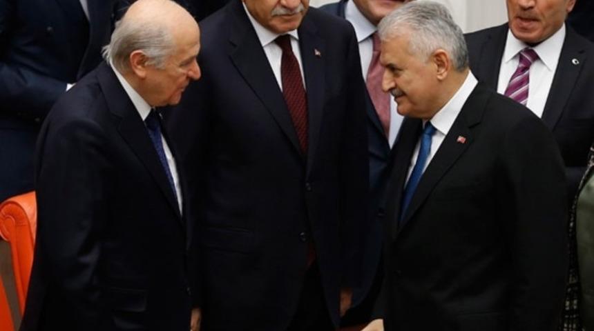 Başbakan Yıldırım ve MHP lideri Bahçeli bu akşam görüşecek
