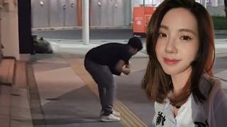 Sokak ortasında sarhoş bir adam tarafından taciz edildi! Dakikalarca takip etti... Cinsel organına tekme atark kurtuldu