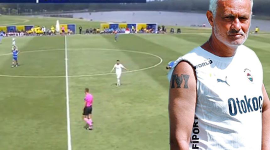 Fenerbahçe'nin hazırlık maçında televizyondan duyulan olay! Mert Hakan Yandaş, maçın hakemiyle konuştu...