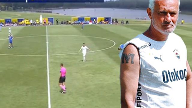 Fenerbahçe'nin hazırlık maçında televizyondan duyulan olay! Mert Hakan Yandaş, maçın hakemiyle konuştu...