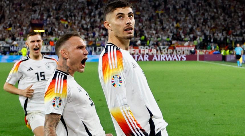 Danimarka'yı 2-0 mağlup eden Almanya, EURO 2024'te çeyrek finale yükseldi!