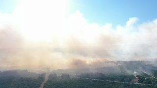 Bursa'da makilik alanda çıkan yangın kampüsteki ormana sıçradı! Yurtlar boşaltıldı