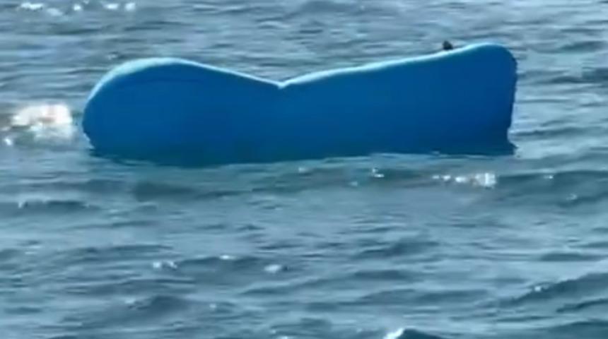 Saros'ta ilginç olay! Deniz yatağında uyuyakaldı, 2 mil açıkta kurtarıldı