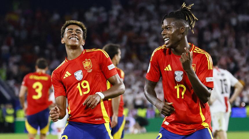 İspanya Gürcistan'ı farklı mağlup etti, çeyrek finalde Almanya'nın rakibi oldu!