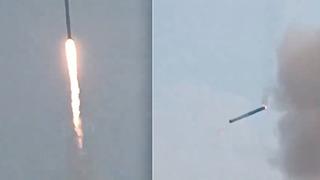 Yer: Çin! 'Yanlışlıkla' fırlatılan roket böyle çakıldı