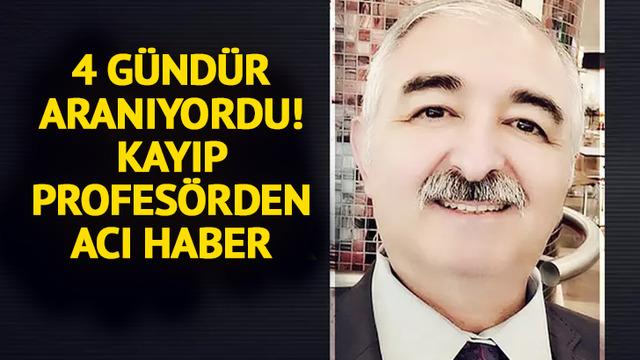 Eskişehir'de 4 gündür her yerde aranıyordu! Prof. Dr. Bekir Karasu'nun cansız bedeni bulundu! Gözaltılar var