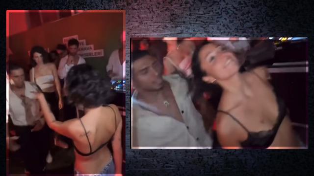 Zeynep Bastık partide dans edip kendinden geçti! Serkay Tütüncü izledi... O anlar gündemde