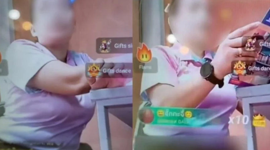 Tıklanma uğruna öyle bir şey yaptı ki... Derste canlı yayın açan öğretmen frikik verdiği anları paylaşınca tepki yağdı