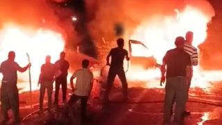 Mersin'de korku dolu anlar! Seyir halindeki araç alev topuna döndü