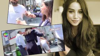 Dayak yedi, haberi yapan gazetecilere saldırdı! Kameraman ve kadın muhabire sokak ortasında darp