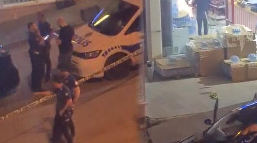 Markette korku dolu anlar! İş insanı, silahlı saldırıya uğradı