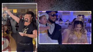 Kobra Murat, torununun doğum gününde para saçtı! Çocuğu ittirmişti... Paraları çaldı