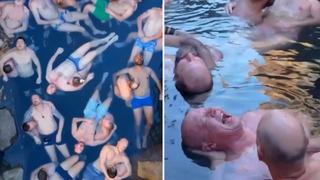 Erkek erkeğe inziva kampında çekilen görüntüler sosyal medyada gündem oldu! 10 bin dolar verdiler... Hüngür hüngür ağladılar