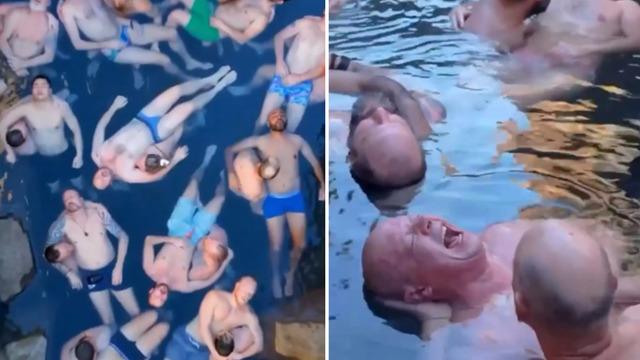 Erkek erkeğe inziva kampında çekilen görüntüler sosyal medyada gündem oldu! 10 bin dolar verdiler... Hüngür hüngür ağladılar