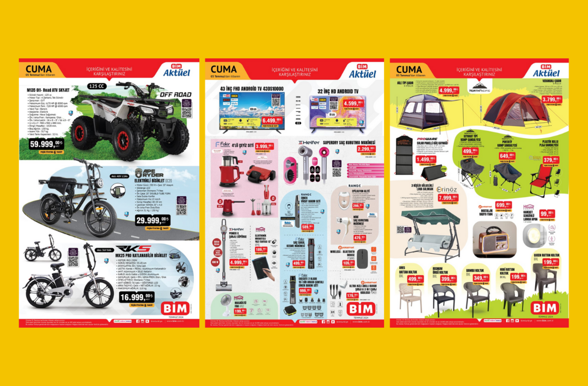 BİM'e Off-Road ATV geliyor! 5 Temmuz 2024 BİM Aktüel Kataloğu burada